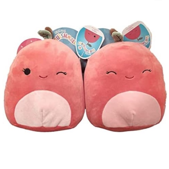 Squishmallow 8” Perfect pairs Cherry and Cherry - Picture 1 of 4